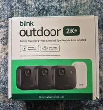 Blink Outdoor 2K+ Wireless Security Night Vision 3 Camera's Audio In Out Door