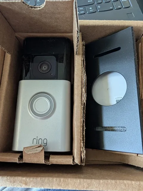 New Ring Battery Doorbell Plus Video Doorbell 5F77E9 Warranty Replacement