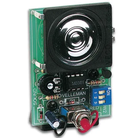 Velleman MK113-VP Siren Sound Generator, 2.4" x 1.6" Size 