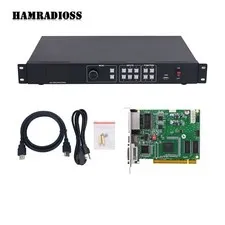 TS802D + AMS-MVP300 Linsn LED Control Card & LED Video Processor f/ Video Wall