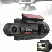 3in Dash Cam Recorder Dual Lens Camera HD Touch Screen Car DVR Vehicle Video 