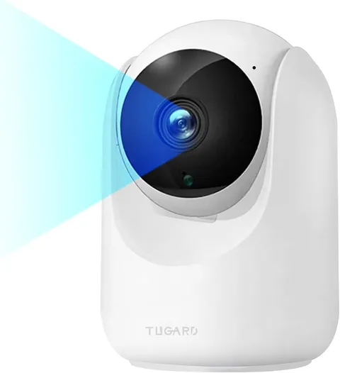 Indoor Security Camera,2.4G Wifi Cameras for Home Security,Pan Tilt 355°View 100