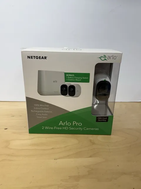 Netgear Arlo Pro Wire-Free HD Security Camera Every Angle Covered 2 Wire Camera