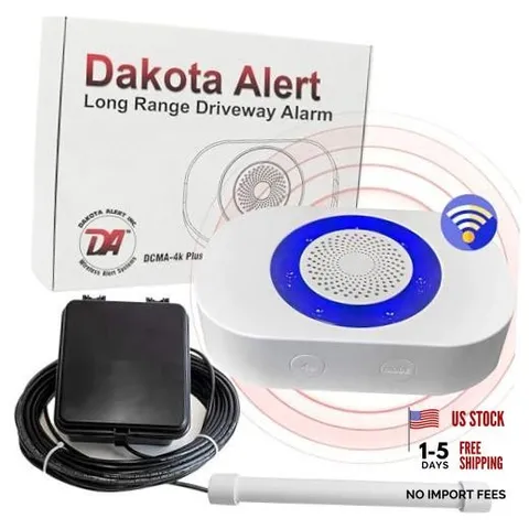Driveway Alarm Sensor - Driveway Alarms Wireless Outside DCPA-4k Plus