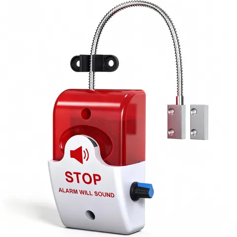 Exit Door Alarm with 110dB Siren,Commercial Emergency Exit Security Device,Batte