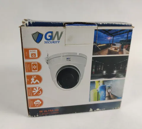 GW Security GW8536MIC IP Security Camera, 3.6mm, 4K Ultra HD New