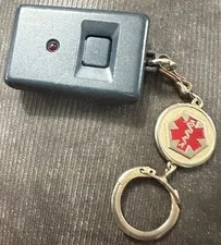 Medical Alert Button ELV55AAL7571 & Medical Data Keychain