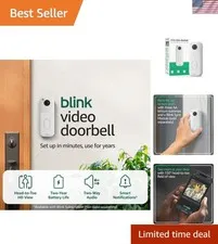 Video Doorbell – Head-to-toe HD view, two- battery life, and simple setup. Re...