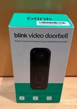 Blink Video Doorbell - Black - Sync Module not included - NEW - FAST SHIPPING