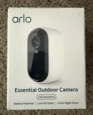 Arlo Essential Security Camera 1080p Outdoor 2ndGen Wireless - New