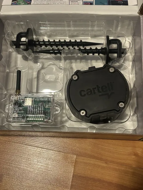 Cartell Wireless Battery Driveway System CW-SYS Black:-Untested-