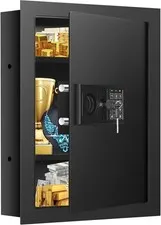 25.6" Tall Fireproof Wall Safe Between Studs with Combo Lock