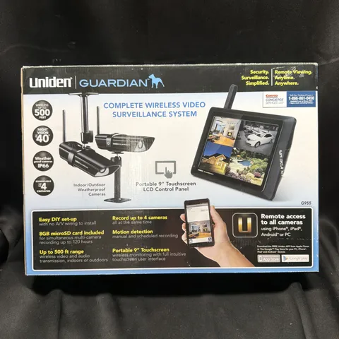 Uniden Guardian G955 Wireless Video Surveillance System