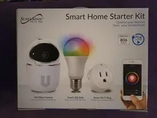 Supersonic SC-9300SH Smart Home Kit Wi-Fi Cam, Plug & LED Bulb 1080p