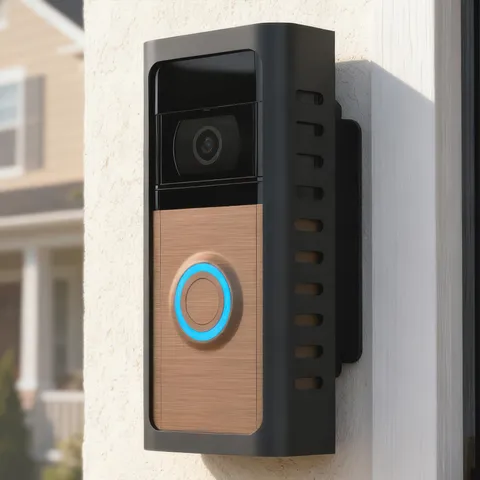 Anti-Theft Doorbell Angle Mount - 2026 New Upgraded Steel Metal Adjustable Br...