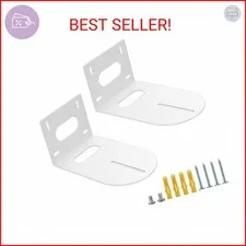 Sumnacon PTZ Camera Bracket 2 Pcs White Universal Wall Mount Camera Bracket Comp