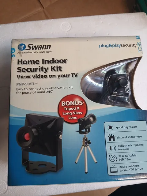 Swann PNP-90/TL Home Indoor Security Camera Kit NEW Sealed W Audio FREE SHIPPING