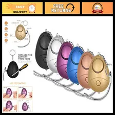 6 Pack Personal Safety Alarm Keychain - 140DB Emergency Security Alert Device