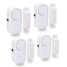 Doohickey Perfect Alarm 4 pack Personal Security Doors, Cabinets, Gates, Windows