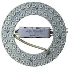 OLYMSTAR 36W LED Light Kit Panel for Ceiling Fan Flush 7" in Diameter, Clear