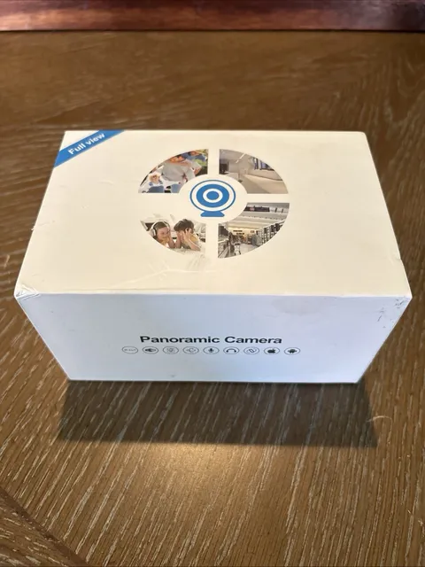 Panoramic Wi-Fi Wireless Home Security Camera White