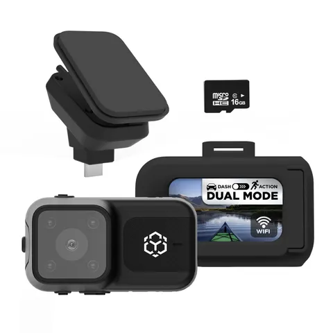 YADA BEON PLUS 1080P Dash Cam Body Cam 2-in-1, Voice Control Enabled