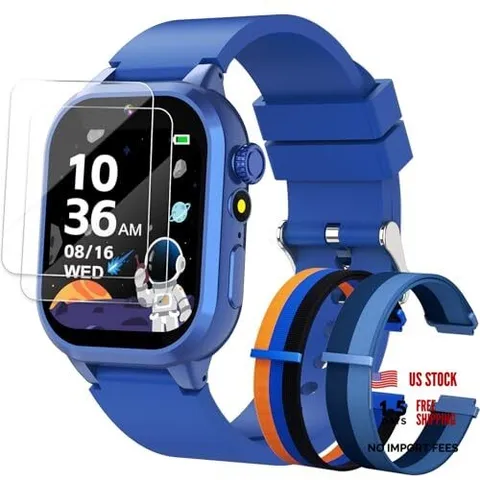 Smart Watch for Kids with 39 Games, Built-in Camera, Video Recorder, Blue