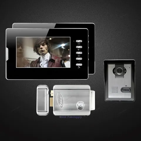 7inch Wired Video Door Entry Call System with IR Night Vision for Home Security