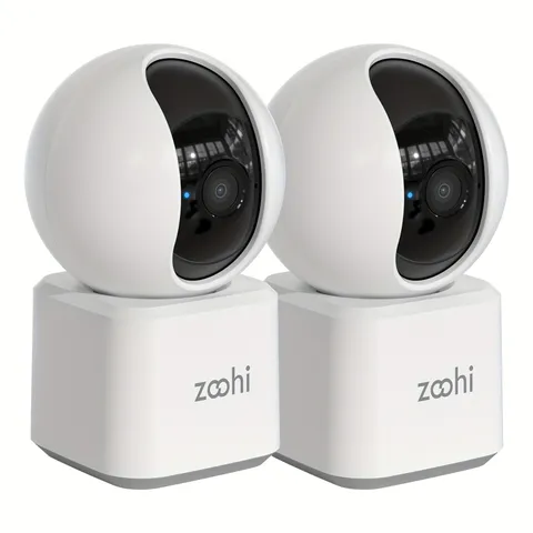 2pcs Security Camera Indoor Wall Mount Baby Monitor 2-way audio 2.4/5G wifi