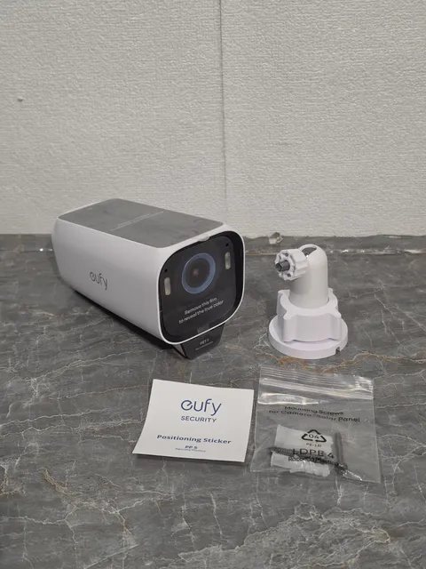 Eufy eufyCam S3 Pro 4K Solar Outdoor Wireless Add On Camera White