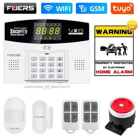 Fuers WiFi GSM Alarm System Tuya Smart Home Security Alexa Motion Sensor 