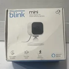 Blink Mini Indoor Plug-In Live HD Smart Security Camera (New in Box)