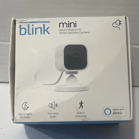 Blink Mini Indoor Plug-In Live HD Smart Security Camera (New in Box)