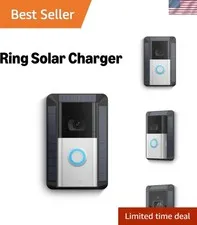 Solar Charger for Battery Doorbells - compatible with Video Doorbell 3, Video...