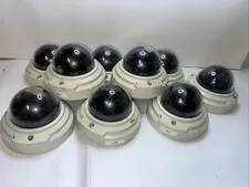 (9) AXIS P3344 6mm IP Network Dome Cameras