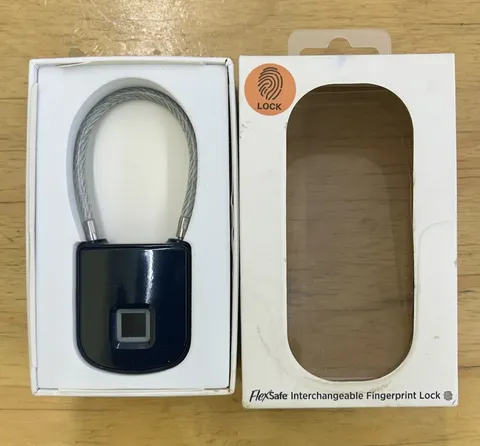 FlexSafe Fingerprint Padlock Waterproof IP66