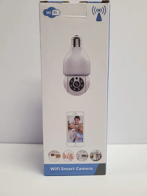 Porch Cam Wifi Smart Security Camera bulb With 2 Way Audio / White