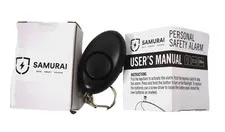 Samurai Panic Alarm SSC1 Black Personal Safety Use Genuine OEM Replacement