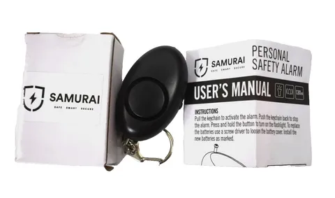 Samurai Panic Alarm SSC1 Black Personal Safety Use Genuine OEM Replacement