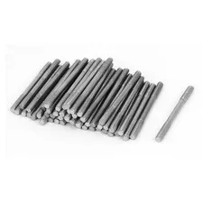 M4x50mm 304 Stainless Steel Double End Threaded Stud Screw Bolt 50pcs