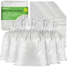 MAQIHAN Empty Sand Bags 7PCS Flood Hurricane