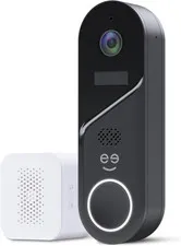 Halo 3MP Smart Video Doorbell Camera – Battery Powered or Hardwired Surveillance