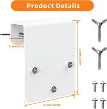 Gutter Mount Compatible with WYZE Solar Cam Pan /Eufy Security Solocam S340/S...