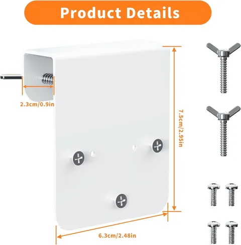Gutter Mount Compatible with WYZE Solar Cam Pan /Eufy Security Solocam S340/S...