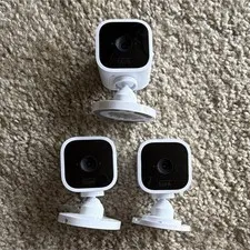 Blink IP Wi-Fi Security Cameras 3-Pack White 1080p Indoor/Outdoor Alexa