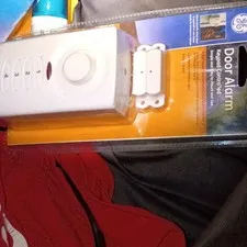 GE Door Alarm Panic Keypad Controlled Magnetic Contact Sensor White 45117