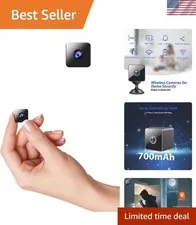 Portable WiFi Mini Camera with Motion Sensor and Night Vision for 2026 Security