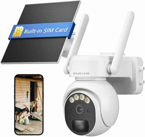 4G Camaras De Seguridad Sin WIFI Para Casa Exterior Inalambricas Con Panel Solar