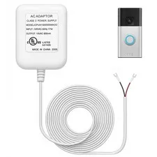 Ring Doorbell Charger,18VAC UL Certified Power Adapter with Ring, Nest Hello,...