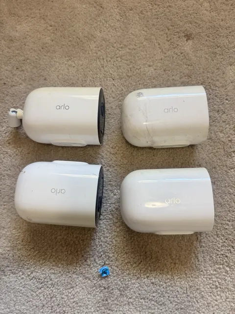 Lot of 4 Arlo Go 2 LTE WiFi Security Cameras VML2030 + 4 Batteries Tested